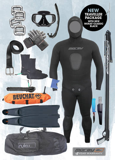 Traveller Spearfishing Package | BLACK